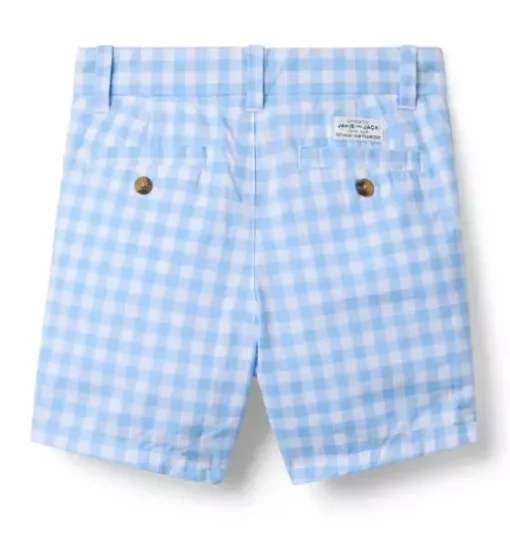 Gingham Poplin Short