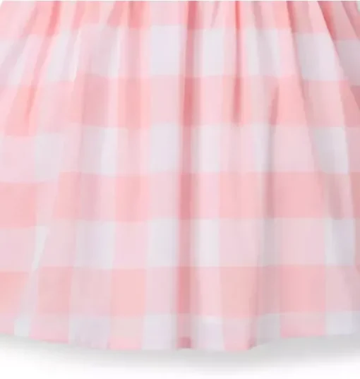 Gingham Puff Sleeve Dress