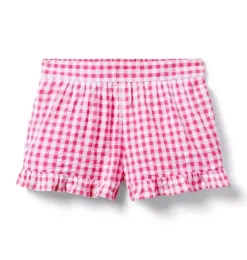 Gingham Ruffle Short