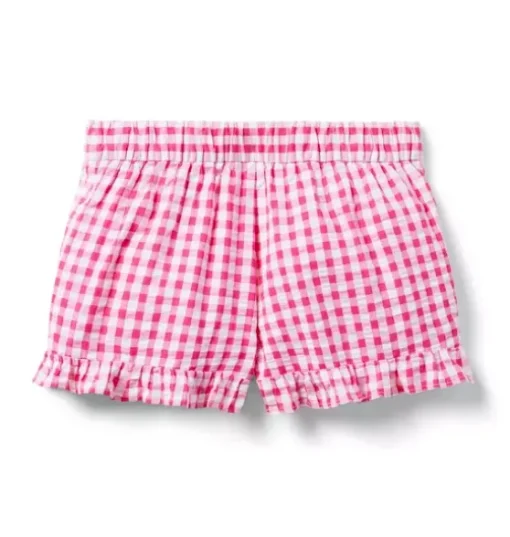 Gingham Ruffle Short