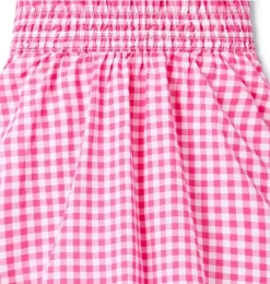 Gingham Smocked Dress