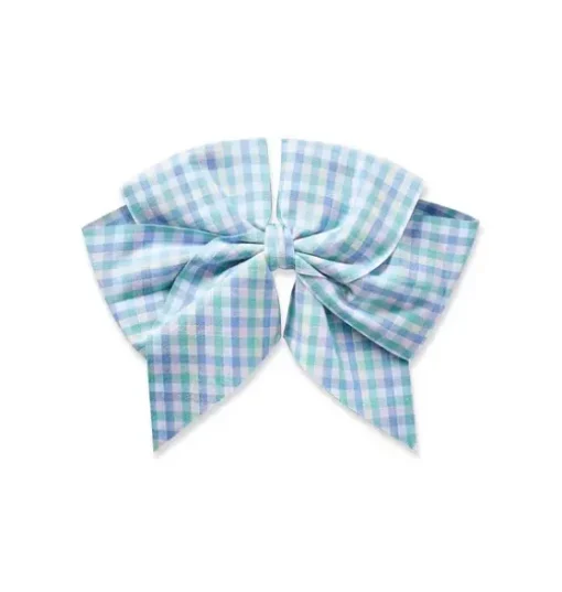 Girl's Hair Bows in Spring Gingham