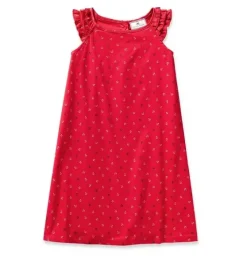 Girl's Twill Amelie Nightgown in Anchors Away