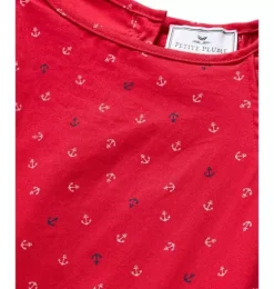 Girl's Twill Amelie Nightgown in Anchors Away
