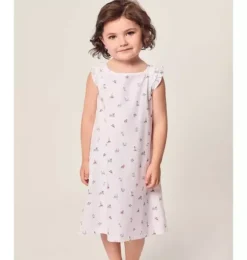 Girl's Twill Amelie Nightgown in Coastal Charms