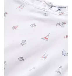 Girl's Twill Amelie Nightgown in Coastal Charms
