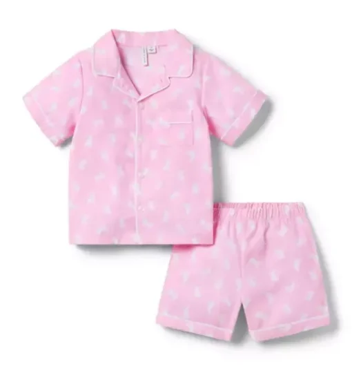 Good Night Classic Short Pajama In Bunny