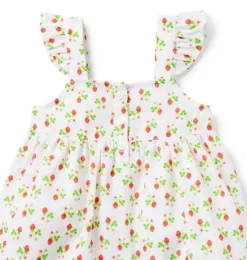 Good Night Ruffle Pajama In Strawberry