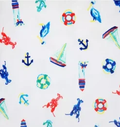 Good Night Short Pajama In Nautical Icon