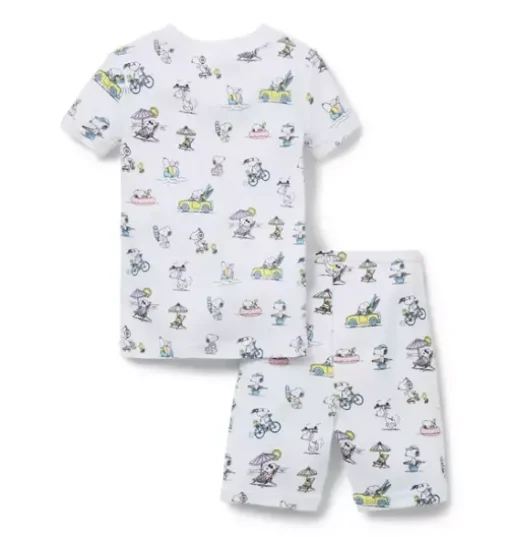 Good Night Short Pajama In Peanuts Snoopy Vacation
