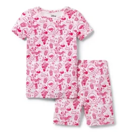 Good Night Short Pajama In Disney Minnie Mouse Sleepover
