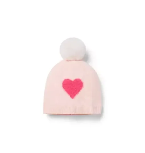 Heart Pom Beanie