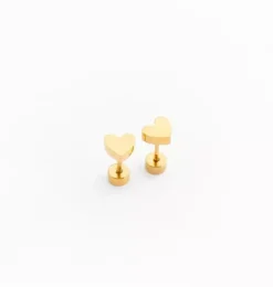 Heart Stud Earrings