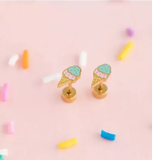Ice Cream Stud Earring