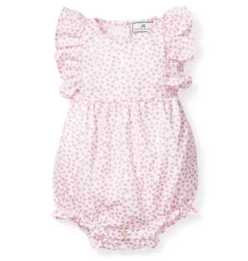 Infants Ruffled Romper in Sweethearts