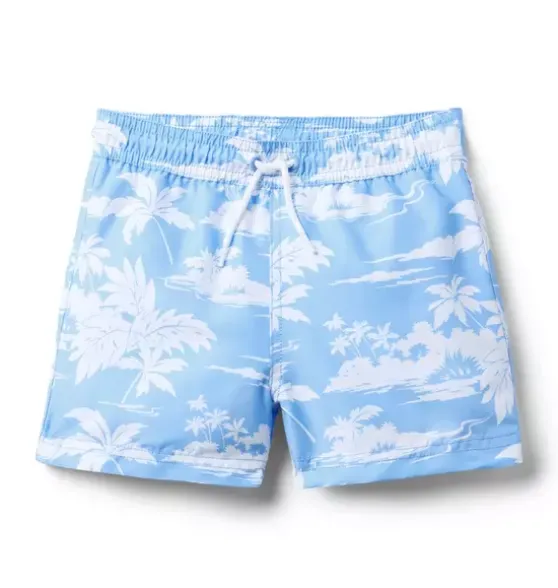 Island Toile Swim Trunk