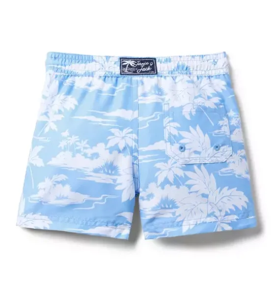 Island Toile Swim Trunk