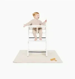Ivory High Chair Mat