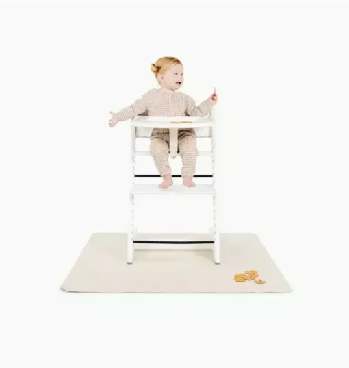 Ivory High Chair Mat