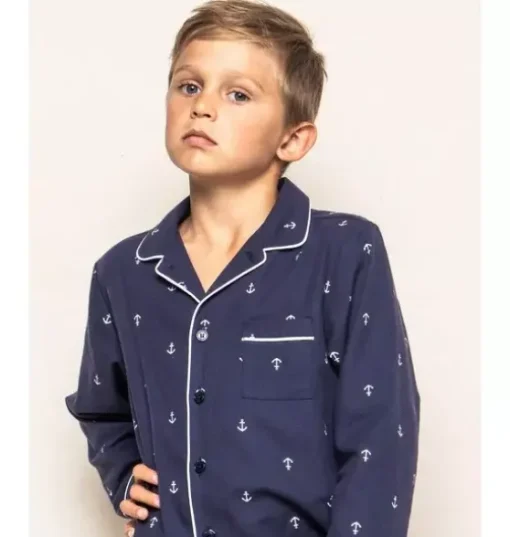Kid's Pajama Set in Portsmouth Anchors