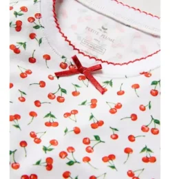 Kids Pima Snug Fit Pajama in Cherry Orchard