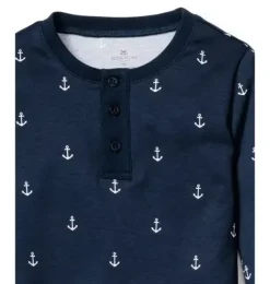 Kid's Snug Fit Pajama Set in Portsmouth Anchors
