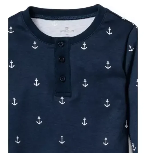 Kid's Snug Fit Pajama Set in Portsmouth Anchors