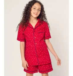 Kid's Twill Short Set in Anchors Away