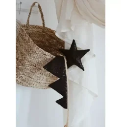 &ldquo;Black Sequins&rdquo; Crown and Wand Magic Set