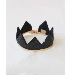 “Black Sequins” Fairy Tale Crown