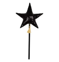 “Black Sequins” Magic Wand