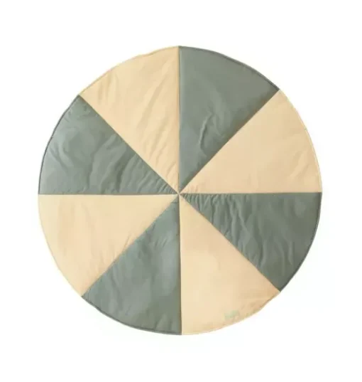 “Blue Candy” Round Patchwork Mat