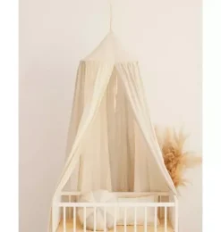 &ldquo;Cream Circus&rdquo; Round Patchwork Pillow