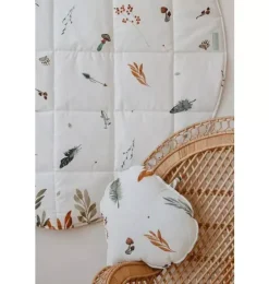 &ldquo;Forest Friends&rdquo; Round Cotton Mat