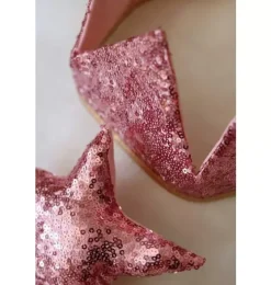“Pink Sequins” Crown and Wand Magic Set