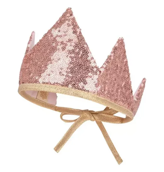 “Pink Sequins” Crown