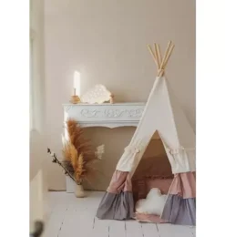 &ldquo;Powder Frills&rdquo; Teepee Tent with Frills
