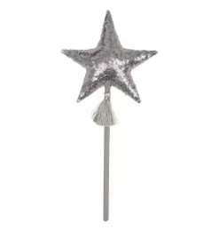 “Silver Sequins” Magic Wand