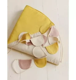 Linen “Powder Pink Circus” Garland with Half Moons