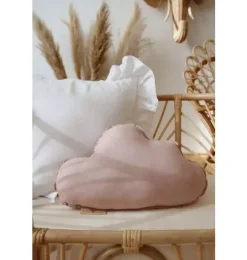 Linen &ldquo;Powder Pink&rdquo; Cloud Pillow
