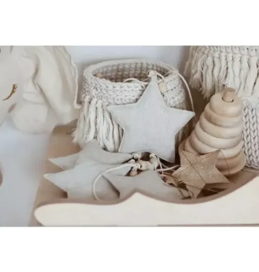 Linen “Sand Star Dust” Garland with Sand Stars