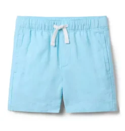 Linen-Cotton Pull-On Short