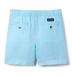 Linen-Cotton Pull-On Short