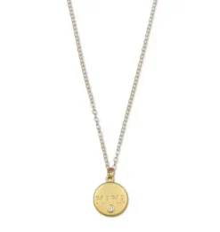 MAMA Coin with Topaz Necklace