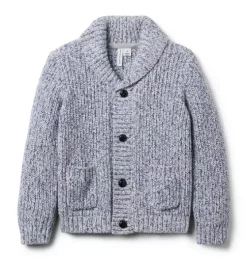 Marled Shawl Collar Cardigan