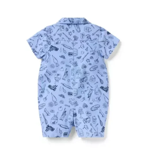 Milk Bar x Janie and Jack Slice Of Style Baby Romper