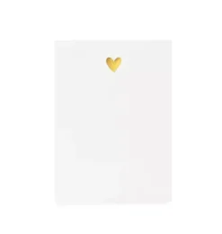 Mini Pad, Gold Heart