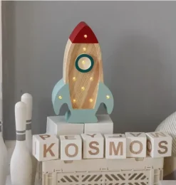 Mini Rocket Ship Lamp