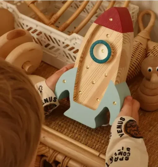 Mini Rocket Ship Lamp