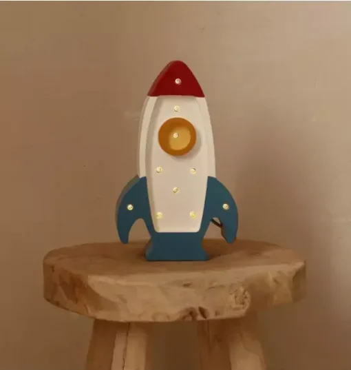 Mini Rocket Ship Lamp